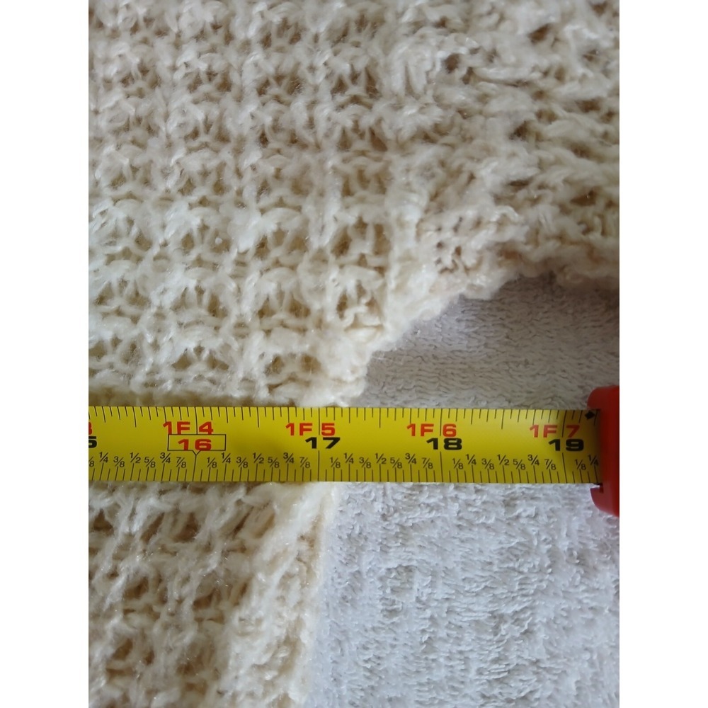 Rue 21 Women's Sweater‎ Size XL Beige Tan Stripes Long Sleeve Round Neck - Picture 13 of 16